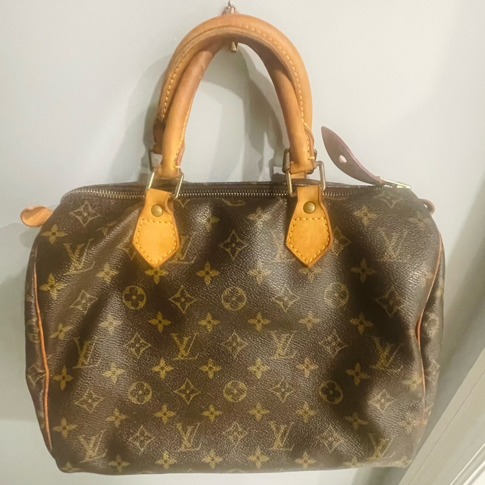 Authentic Louis Vuitton LV Monogram Speedy 35 Doctor Duffle Bag